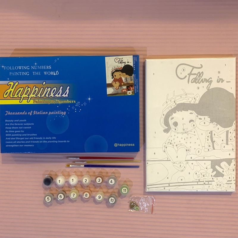 

DIY Painting by Number Kit | Falling in love