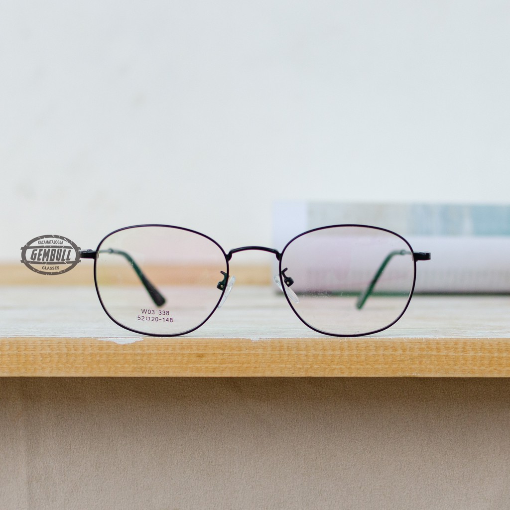 FRAME KACAMATA SEMI OVAL COCOK MUKA KECIL - ANUDHARA 01