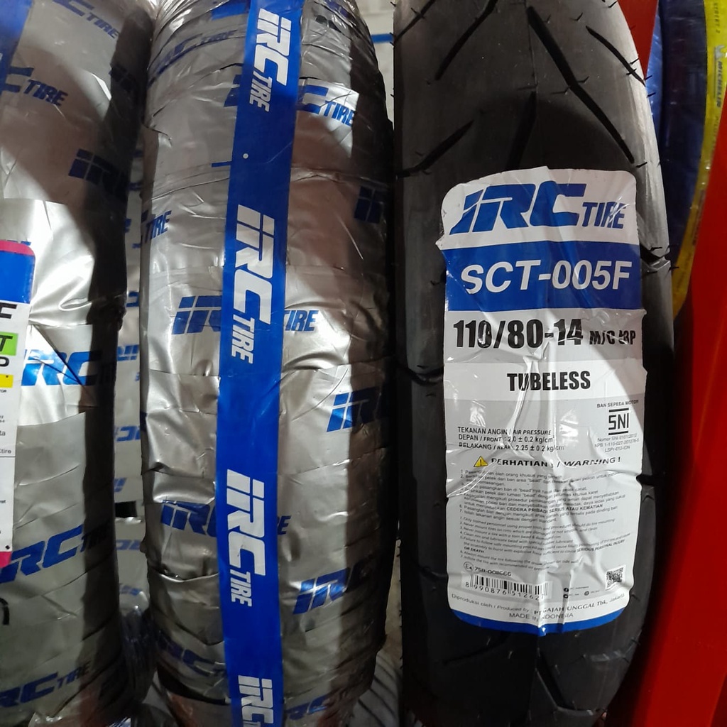 Ban matic IRC SCT005 110 80 14 tubeless lexi pcx vario SCT 004