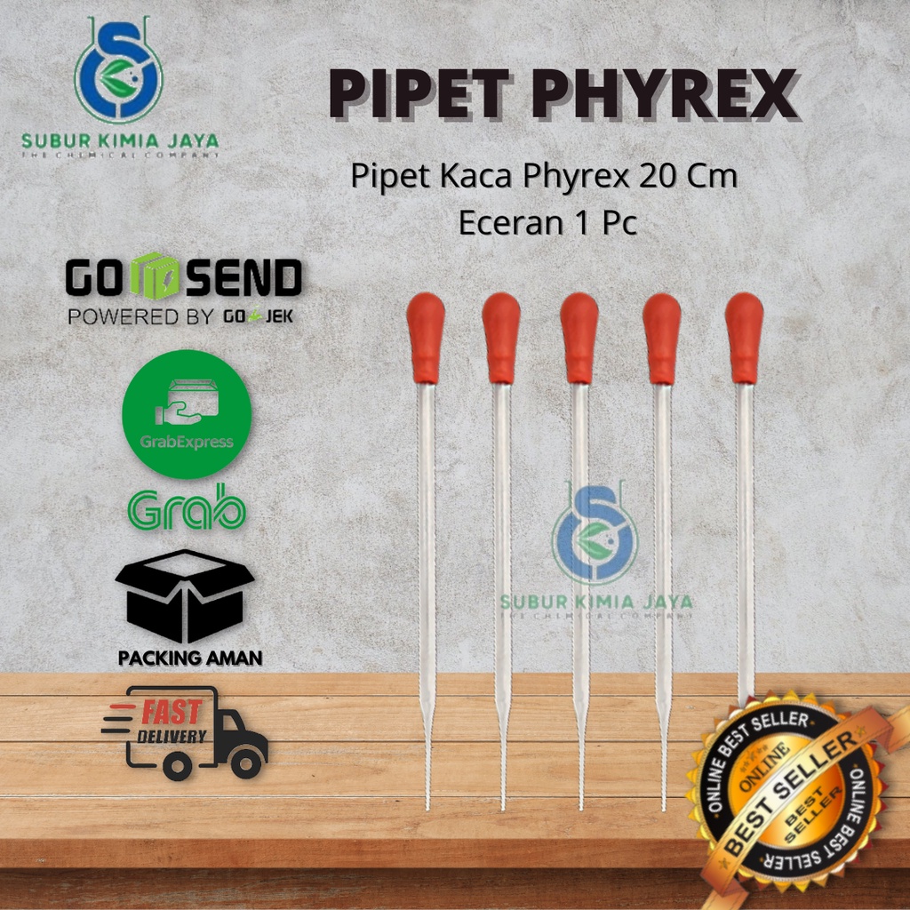 Pipet Kaca Pyrex / Pyrek 10 cm