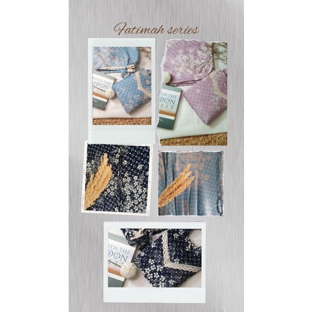 Fatimah Series Mukena Katun Rayon Premium Lembut Dan Dingin