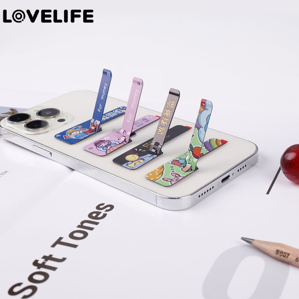 Braket Stand Holder Handphone Universal Motif Kartun Lucu