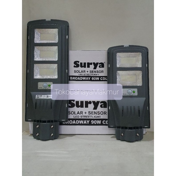 Lampu Jalan PJU Led Solar Cell + Sensor 60w,90w Broadway Tenaga Surya