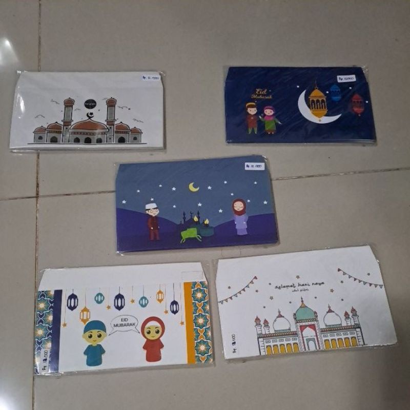

amplop lebaran 1 pak isi 10pcs double tape request