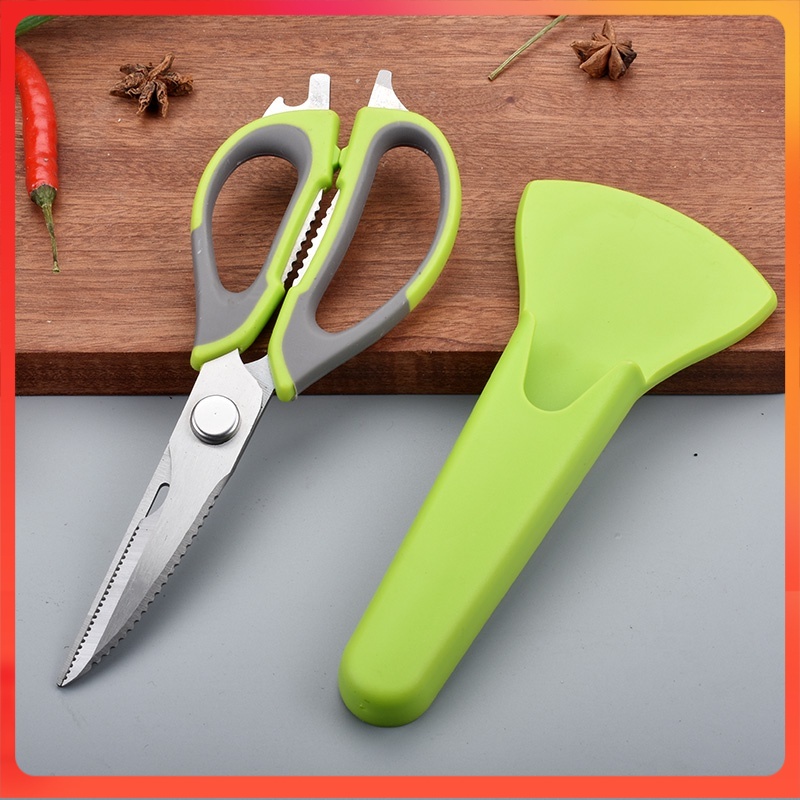 

GDAGING1 Gunting Daging Atau Gunting Sisik Ikan Sayur Gunting Dapur Multifungsi 5 in 1 DIY Perlengkapan Rumah Dan Dapur