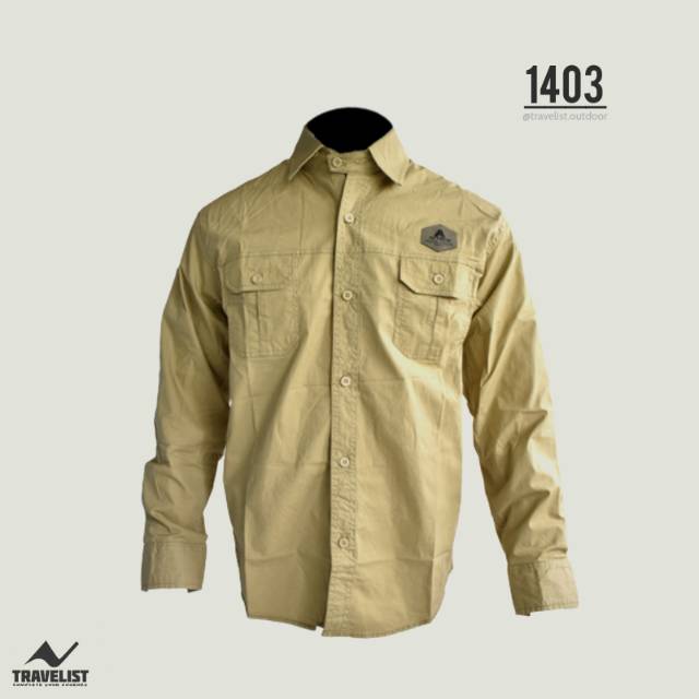 Avtech 1403 / PDL / kemeja avtech / kemeja lengan panjang / baju lapangan / casual