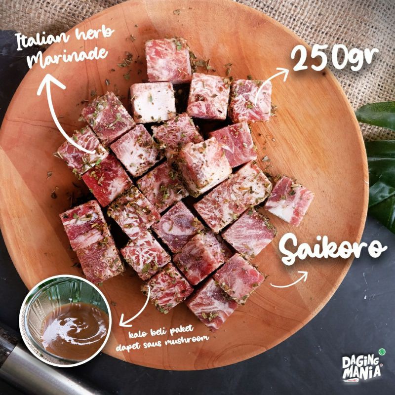 

Paket Saikoro Steak 50K - Daging Sapi Halal