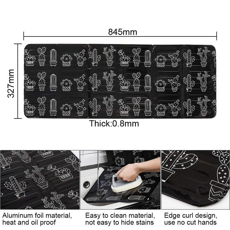 Anti Minyak Oil Splash Guard Screens Aluminium Foil Plate - A01