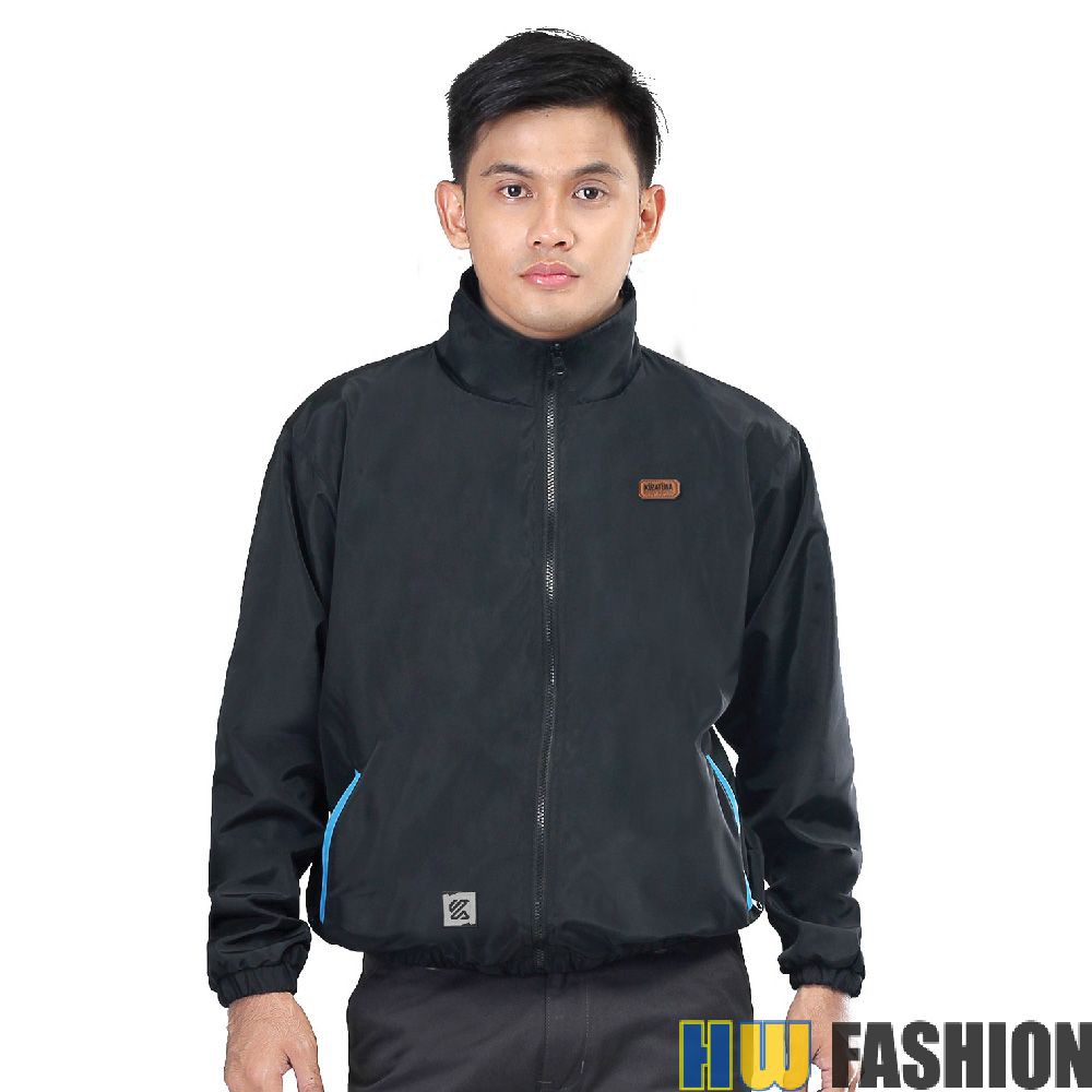 Kuzatura - KZR 652 Jaket Pria Hitam murah original cibaduyut keren