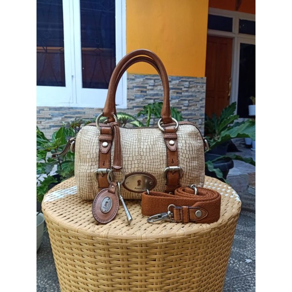 TAS WANITA FOSSIL MADDOX SNAKE SKIN SIZE S