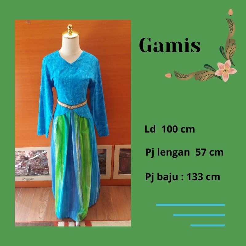 Baju Gamis Warna Biru