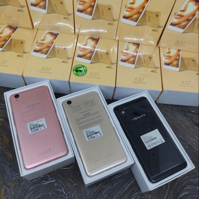 [Bisa COD] Cuci Gudang HP Baru (NEW) Masih Segel Berplastik | PJBO IPEB-Oppo A37