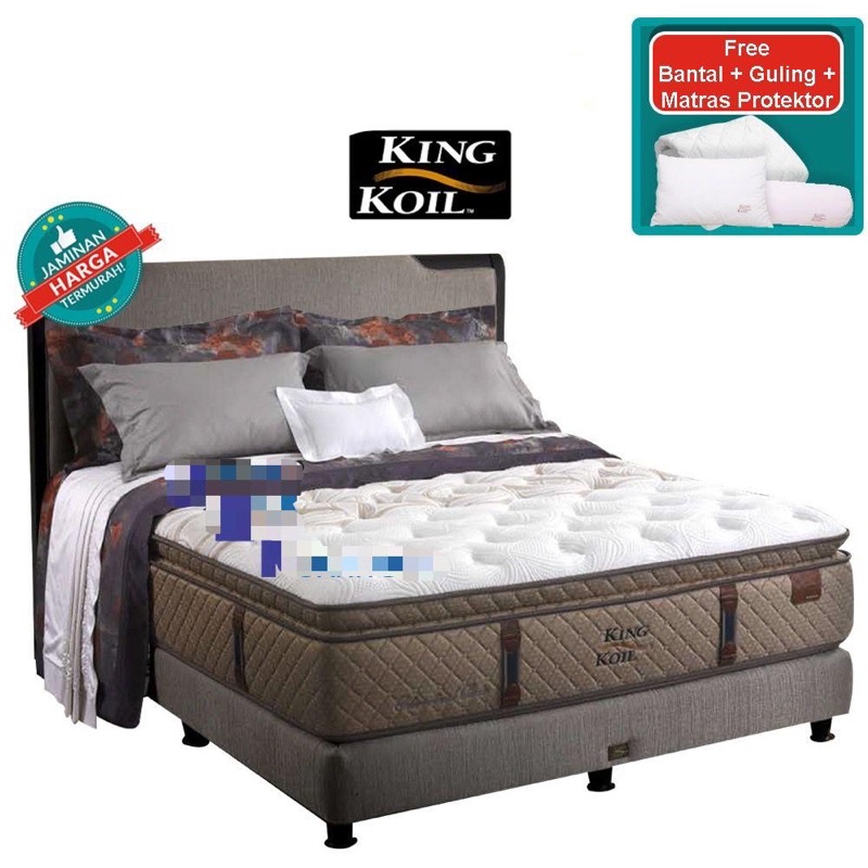 Spring Bed SET King Koil International Classic bedset springbed kingkoil import matras kasur pocket 