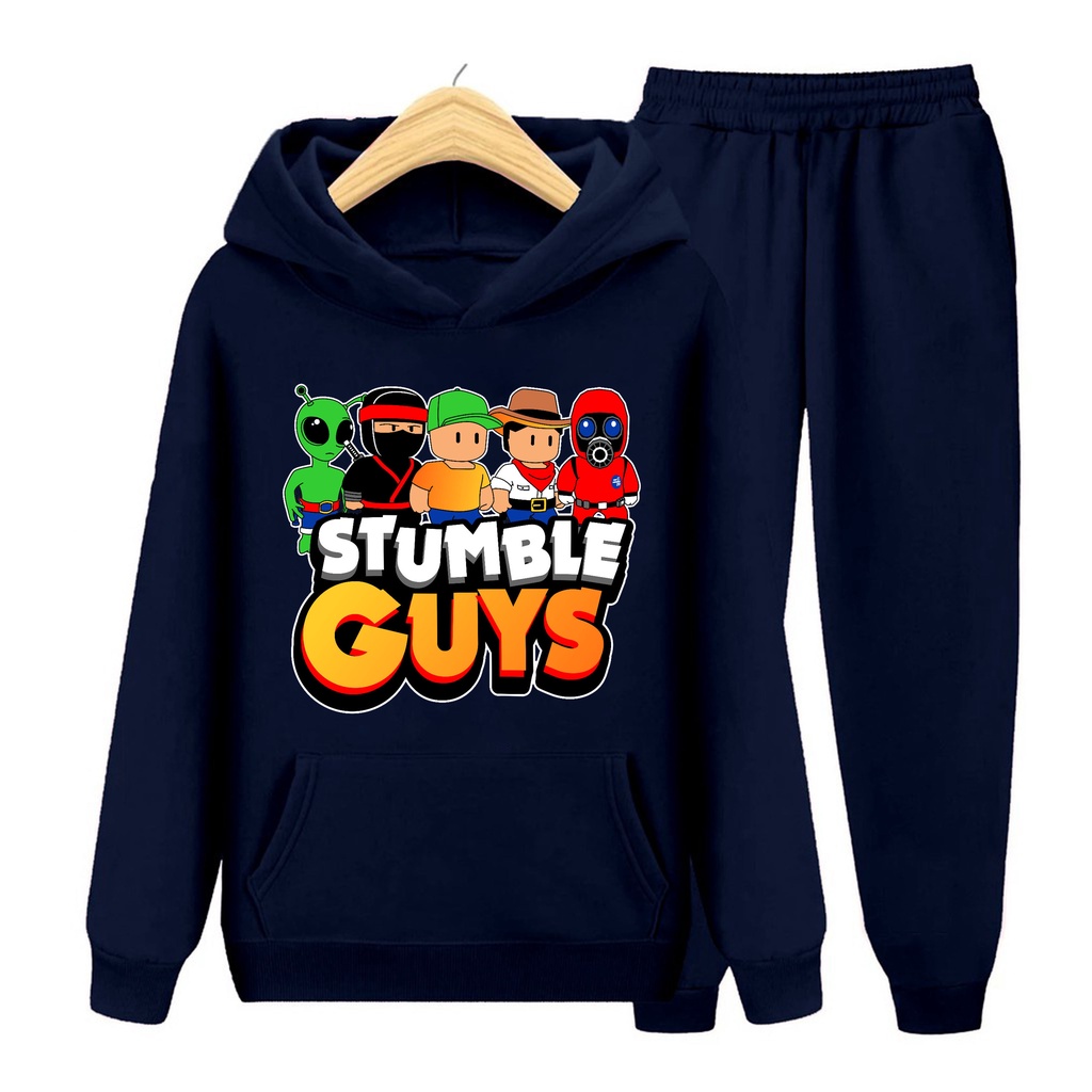 YMF - Setelan Sweater Hoodie Stumble Guys | Anak-Remaja ( SET Hoodie - Stumble Guys )®