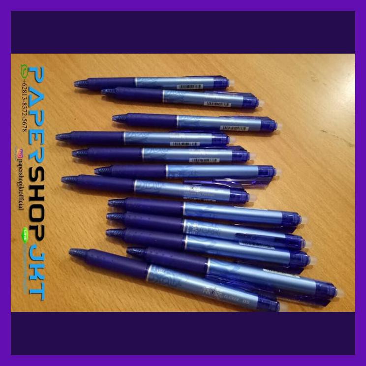 

GROSIR!!! PULPEN PEN FRIXION PILOT 0.5 BIRU ( BISA DIHAPUS )