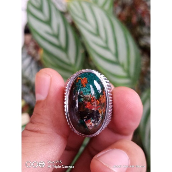 batu akik pancawarna Garut merah cabai 01