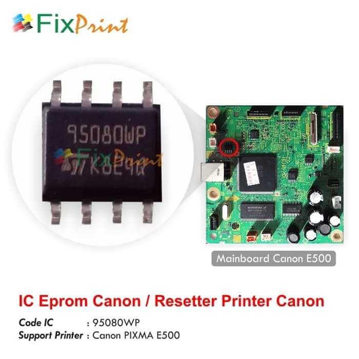IC Eprom Canon E500- IC Eprom Reset Canon E500 FPS2919
