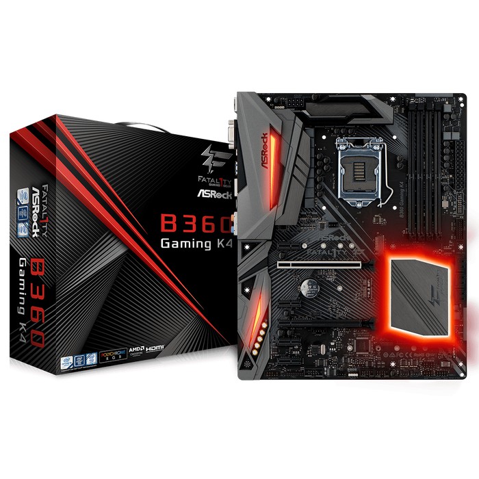"ASRock Fatal1ty B360 Gaming K4 (LGA1151, B360, DDR4, USB3.1, SATA3)"