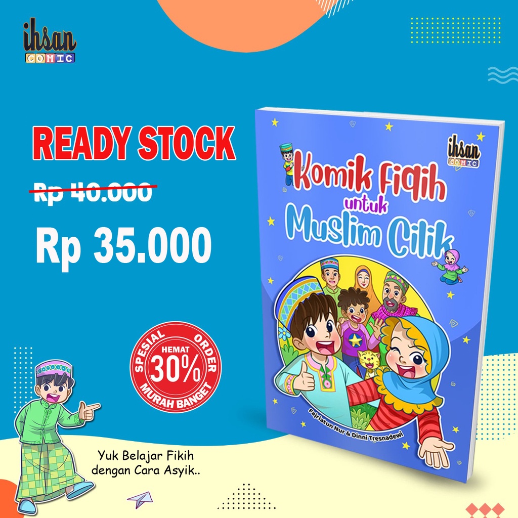 Komik Fiqih untuk Anak Muslim Vol 1 &amp; 2