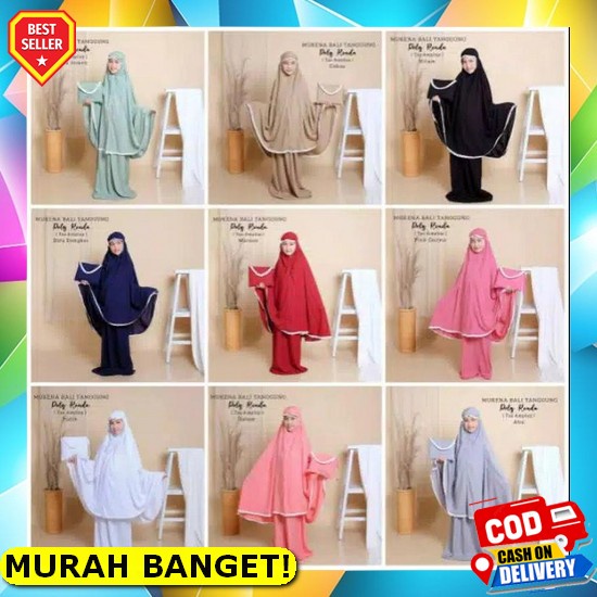 Mukena Anak Motif Traveling Rukuh Perempuan Terlaris Polos N7H3 Gratis Ongkir Sd Premium 12 Tahun Mu