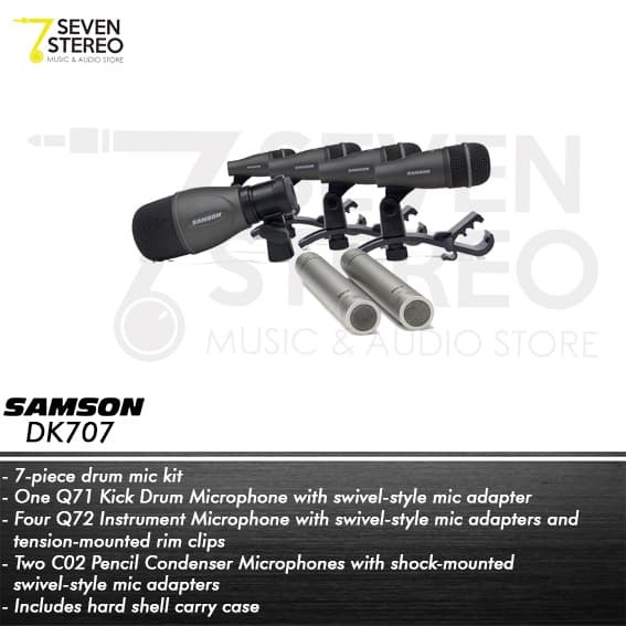 Samson DK707 Drum Mic 7-piece Kit