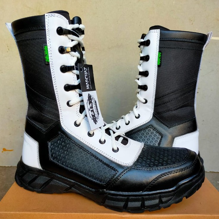 Sepatu Pdl Tali Putar Provos Polri Kulit Asli Sepatu PDL DINAS Tni Polri Security Satpam Boots Pria