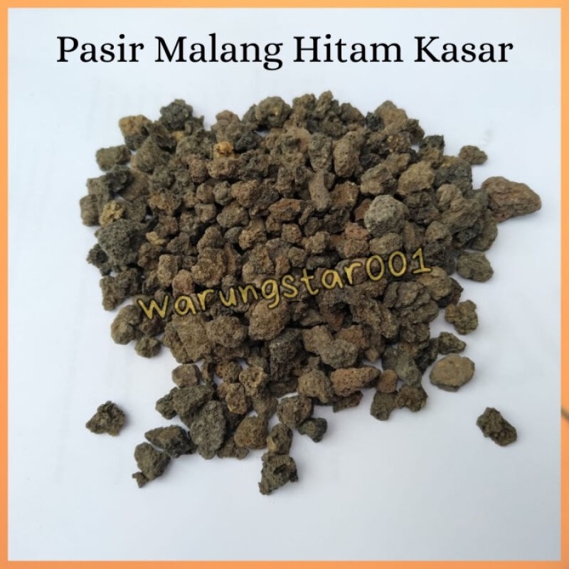 PASIR MALANG HITAM KASAR / PASMAL HITAM / PASIR MALANG AQUASCAPE KASAR