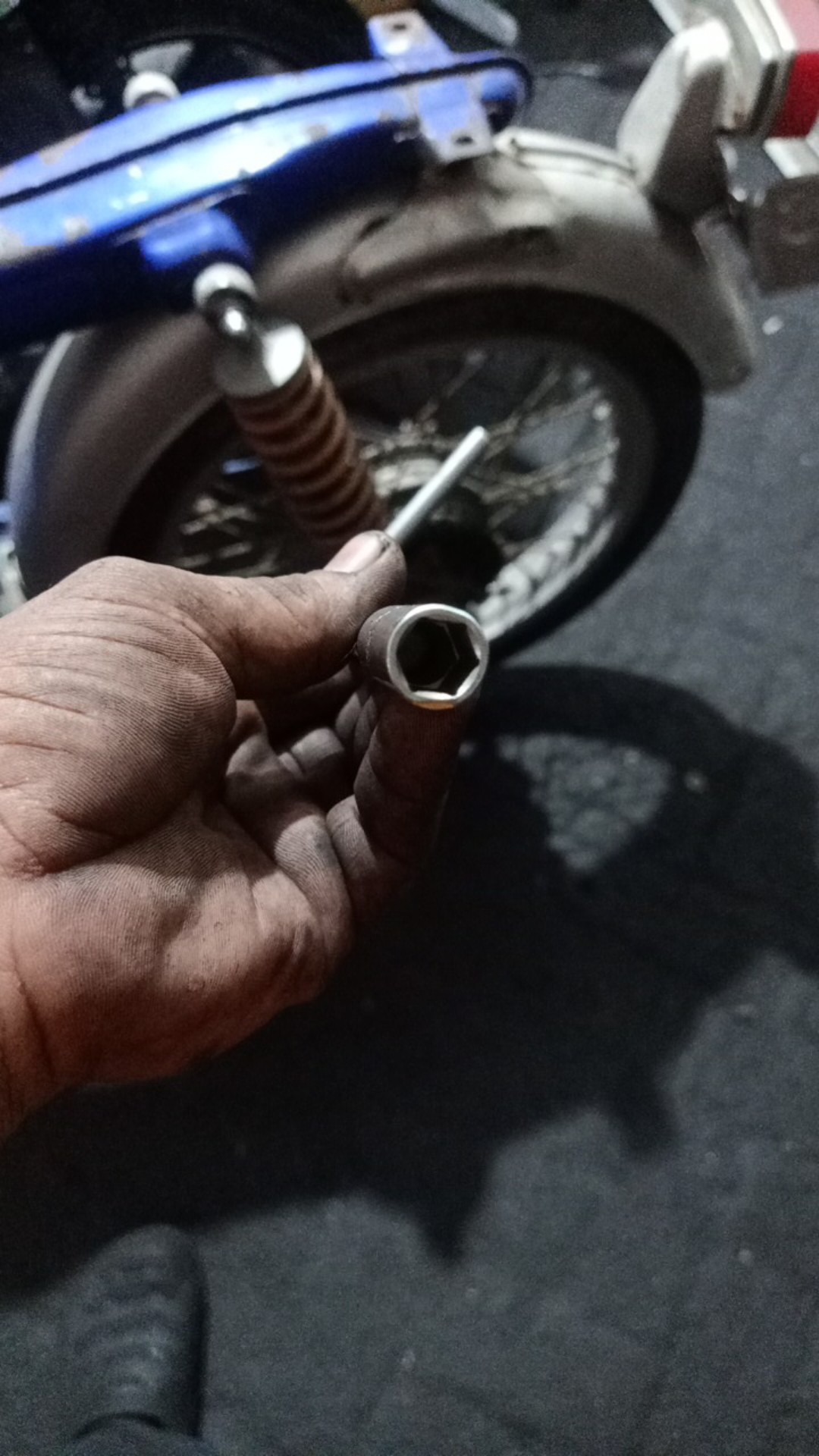 Kunci Socket 10mm -1/2dr.deep Socket 10mm 6pt 77 - King Tony 0423510mc Kunci Shock Kunci Soket