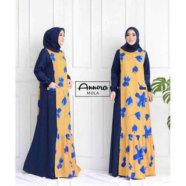 GAMIS ANNORA MOLLA DRESS MODERN CANTIK