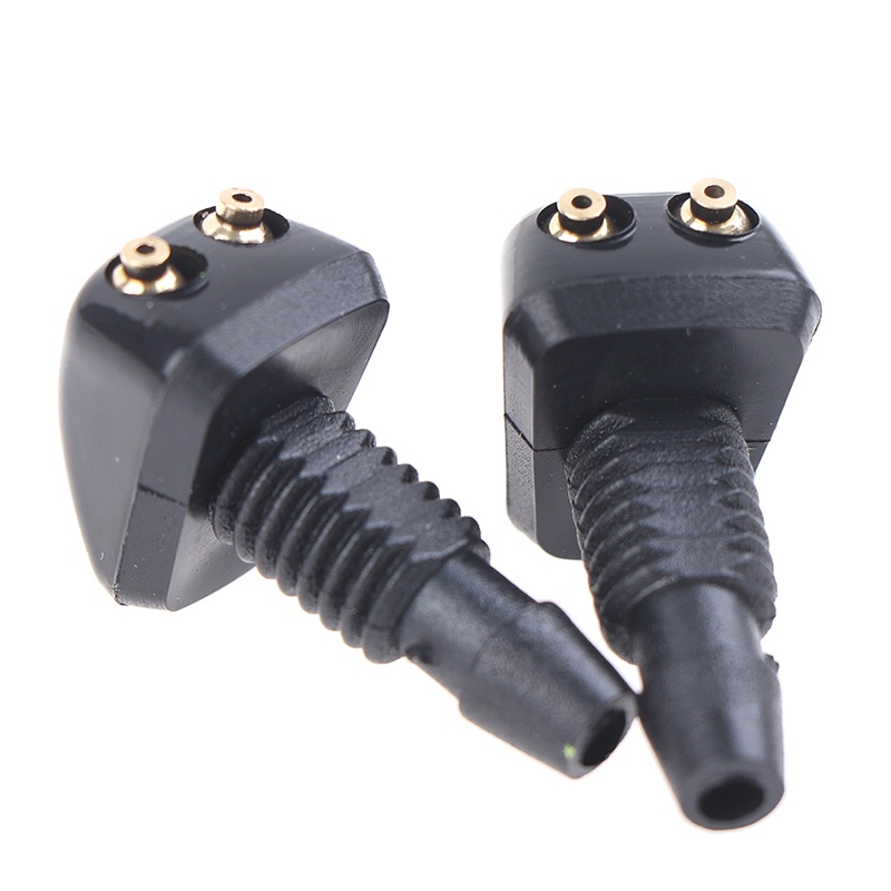 2pcs Nozzle Spray Wiper Kaca Depan Mobil Universal