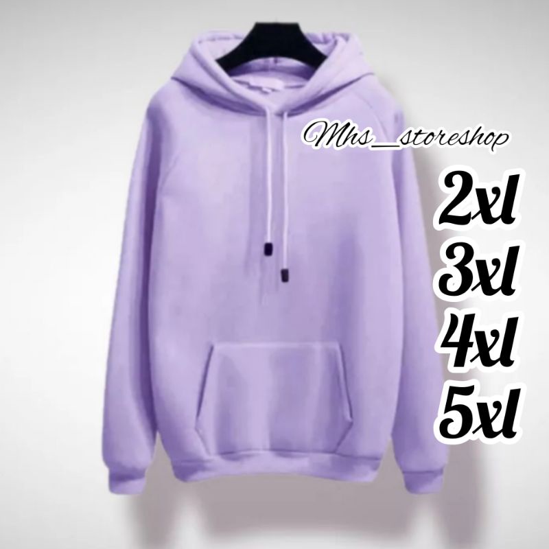 Sweater Jaket NATURAL HOODIE Oversize Pria Wanita Big size Jumbo L XL 2XL 3XL 4XL 5XL