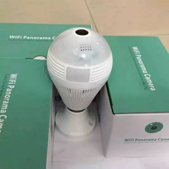 PANORAMA CCTV WIFI LAMPU BOHLAM 2MP 360°