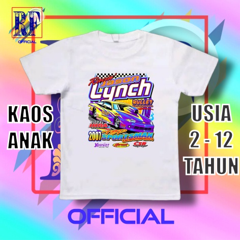 KAOS ANAK VINTAGE NASCAR RUMBLE WHITE | T-SHIRT RACING CAR | KAOS MOBIL BALAP NASCAR
