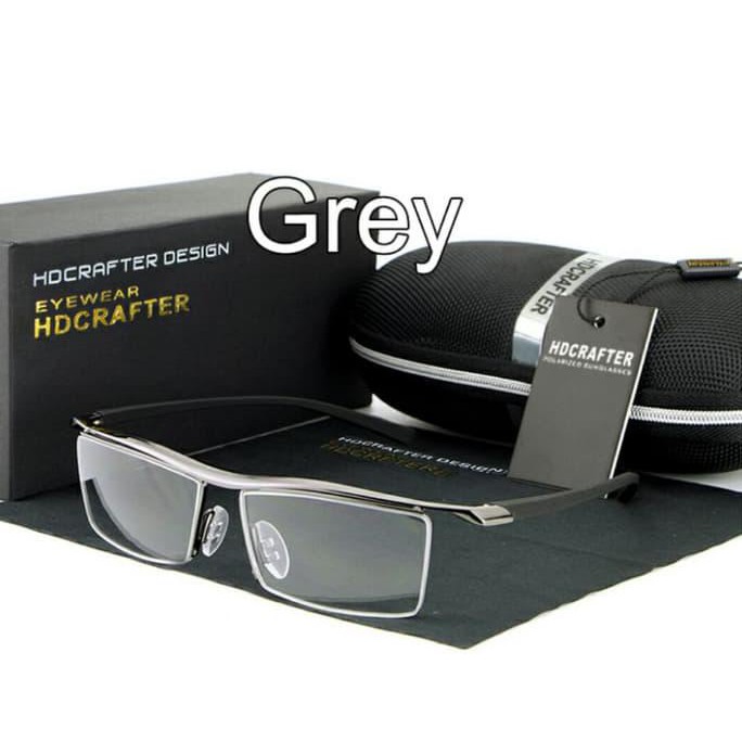 Kacamata Half Frame Titanium + Lensa Essilor Crizal Alize 1.50 Minus Sup-226