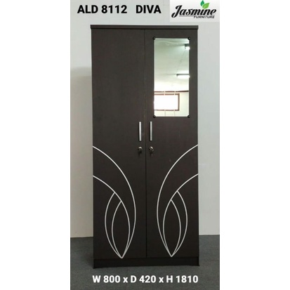 Lemari Pakaian 2 Pintu ALD 8112 Diva / Diamond P