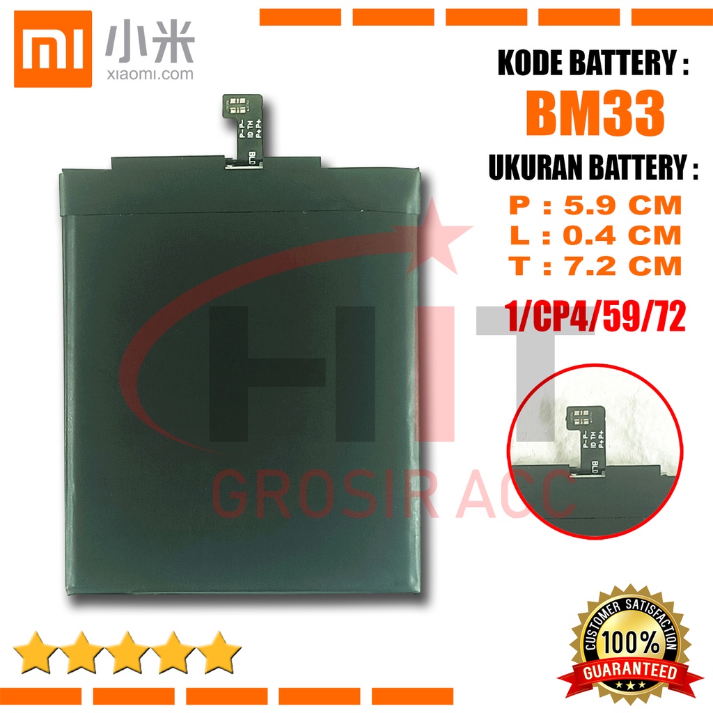 Baterai Battery Original XIAOMI BM-33, BM33, Mi 4i, Mi4i