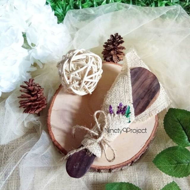 Souvenir pernikahan, centong kayu