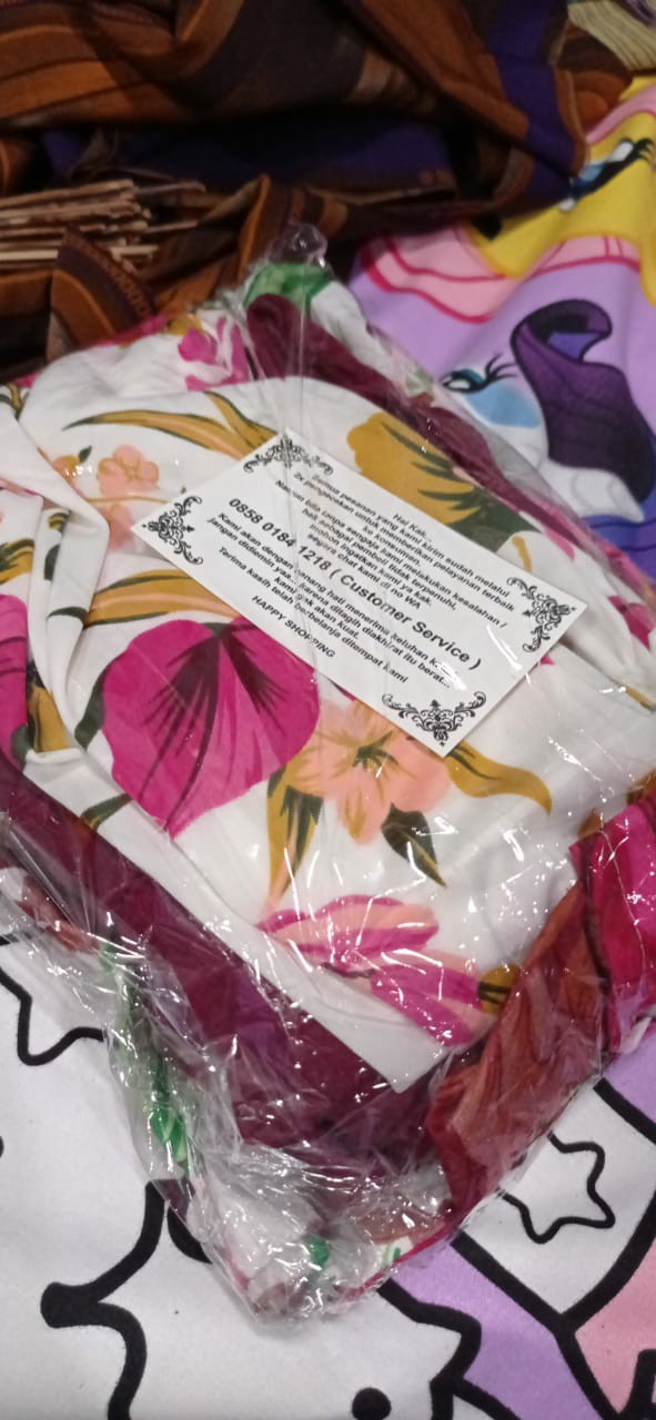 Daster Batik Anak Cewek 3-5 Tahun Tanpa Lengan Murah Grosir Yks Wnsa