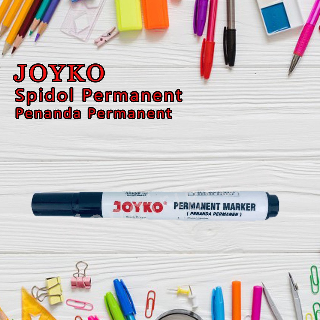 Permanent Marker * Joyko * Spidol Permanent * Spidol PM-17