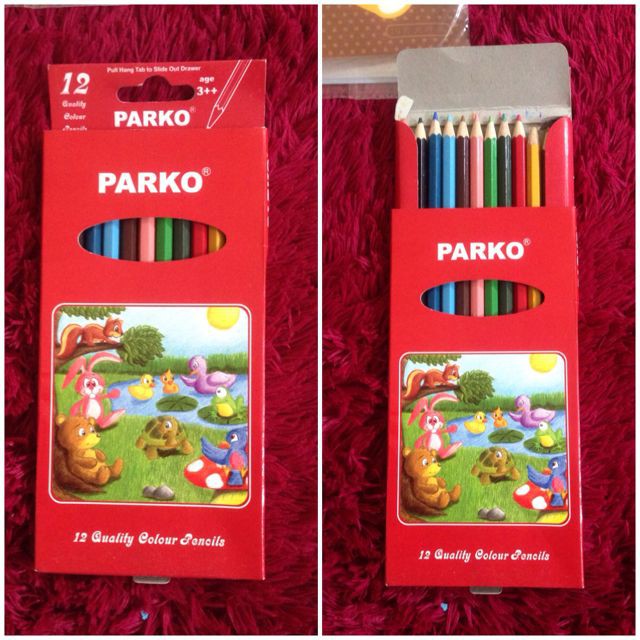 

[ SET ] Pensil Warna Panjang 12 Warna - Parko
