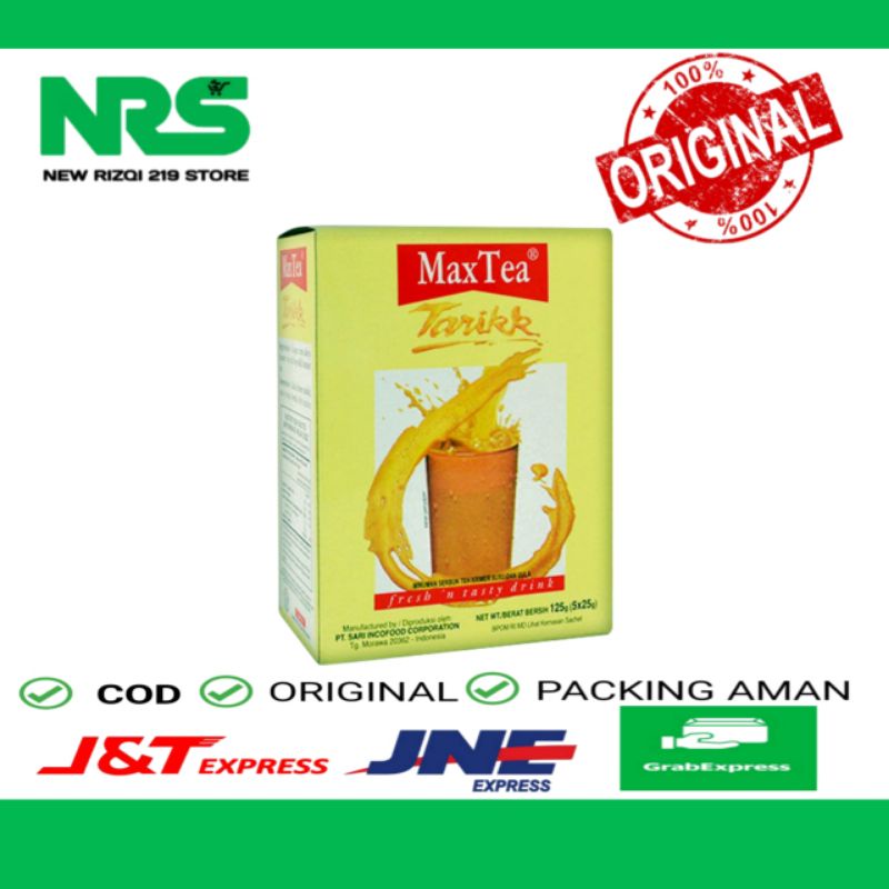 

Max Tea Teh Tarik 5 sachet x 25gr