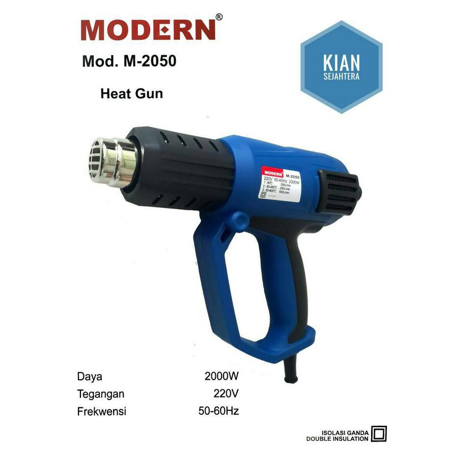 mesin heat gun modern m-2050/mesin hot gun