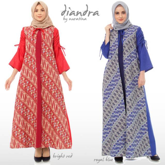 Diandra gamis batik menyusui