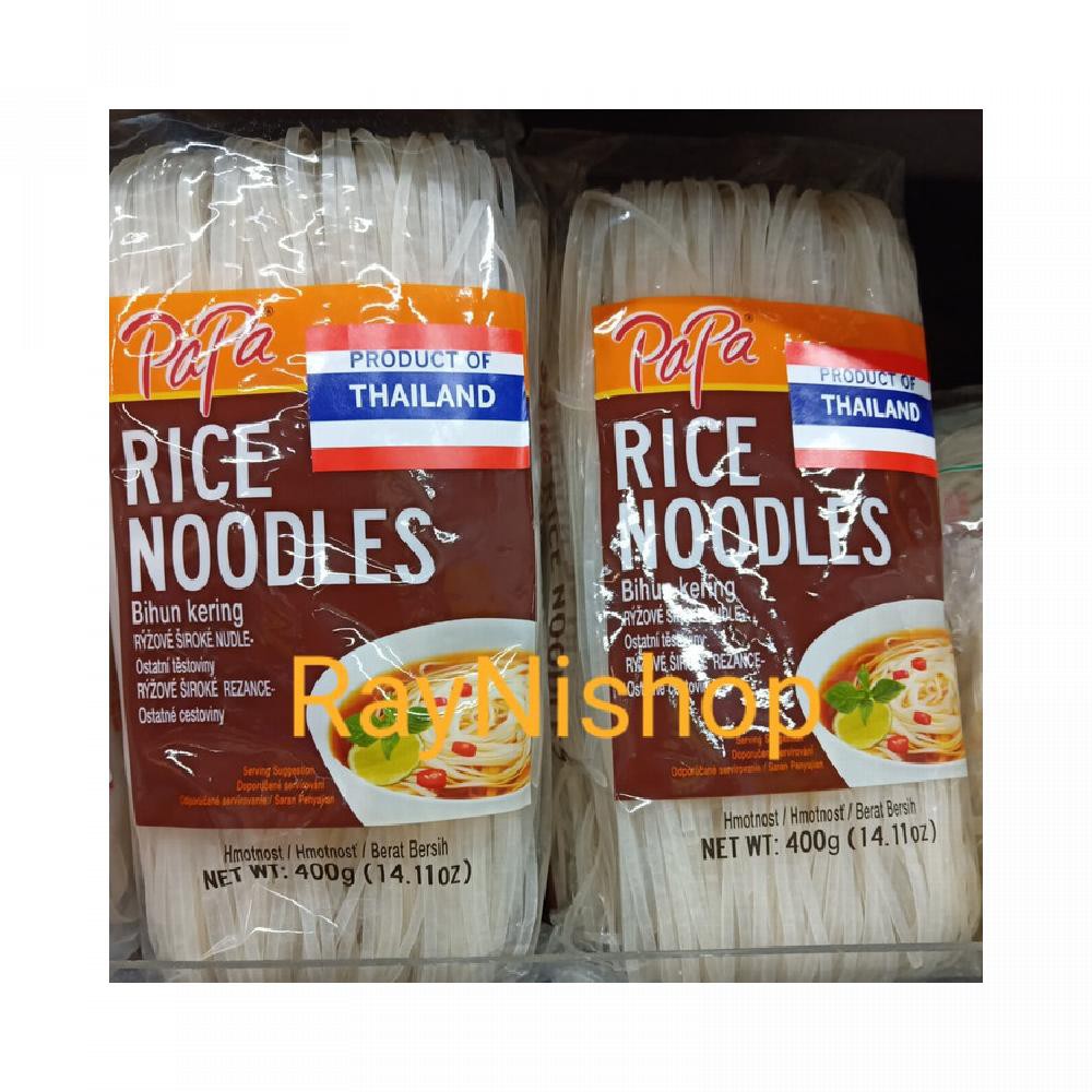 

Papa Rice Noodles Folded Type 400gr