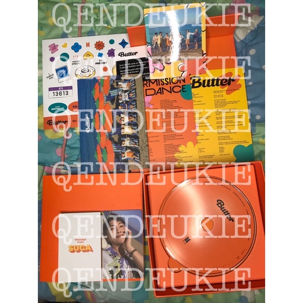 ALBUM BUTTER UNSEALED FULLSET POB YOONGI PC NAMJOON PEACHES