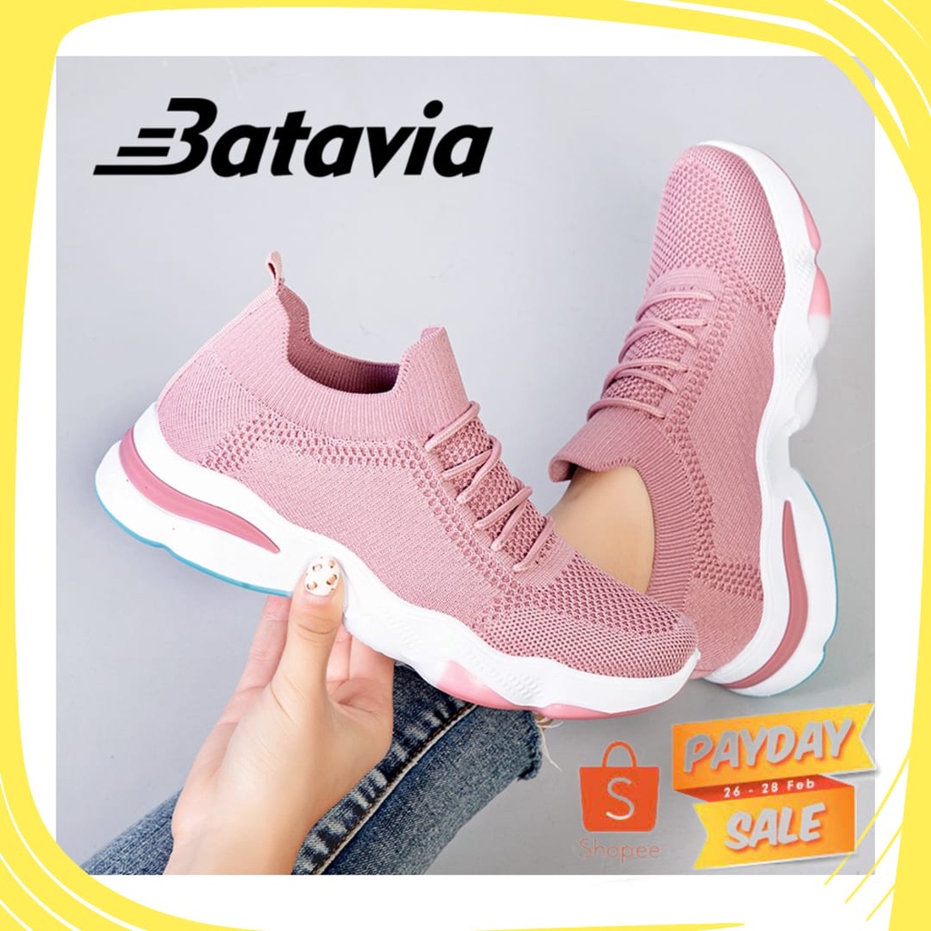 Merah Putih Biru Navy Cream Hijau Ungu Cokelat /  2022 baru impor  sepatu  wanita olahraga rajut pre