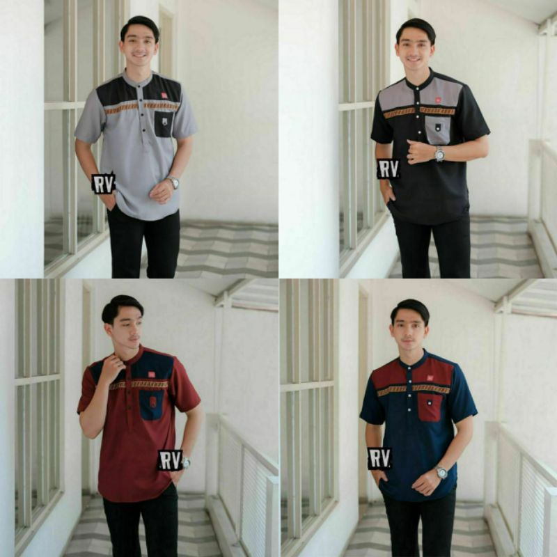 Koko Kurta Songket Exclusive Lengan Pendek