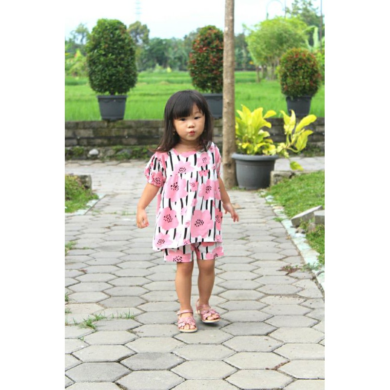 Setelan Anak Perempuan (Rayon Viscose Premium) &quot;Yoona Set&quot;