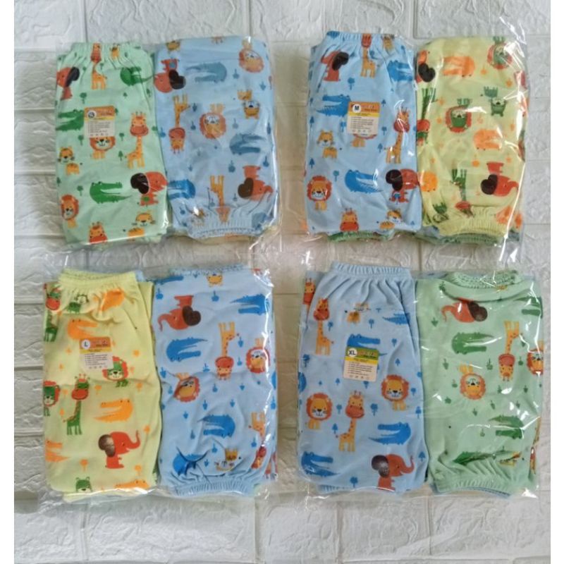 GROSIR lusinan celana panjang bayi motif terbaru ukuran S M L XL