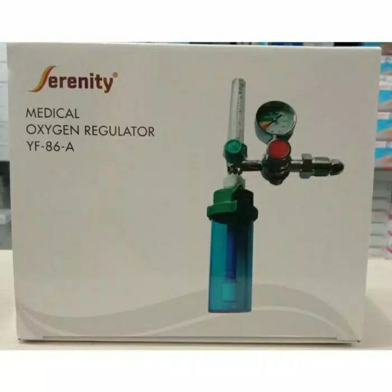 regulator oksigen Serenity / regulator O2 / regulator tabung oksigen / regulator oksigen Serenity / 